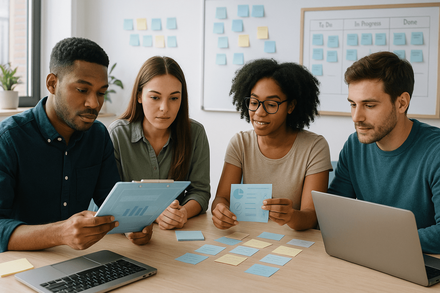 Editorial cover showing people collaborating on useful work and visible proof for How to Scope a Micro-Internship So It Produces Real Proof.